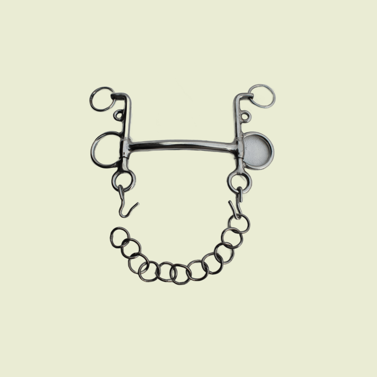 Straight Stainless Steel Pelham Bit