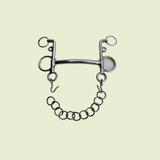 Straight Stainless Steel Pelham Bit