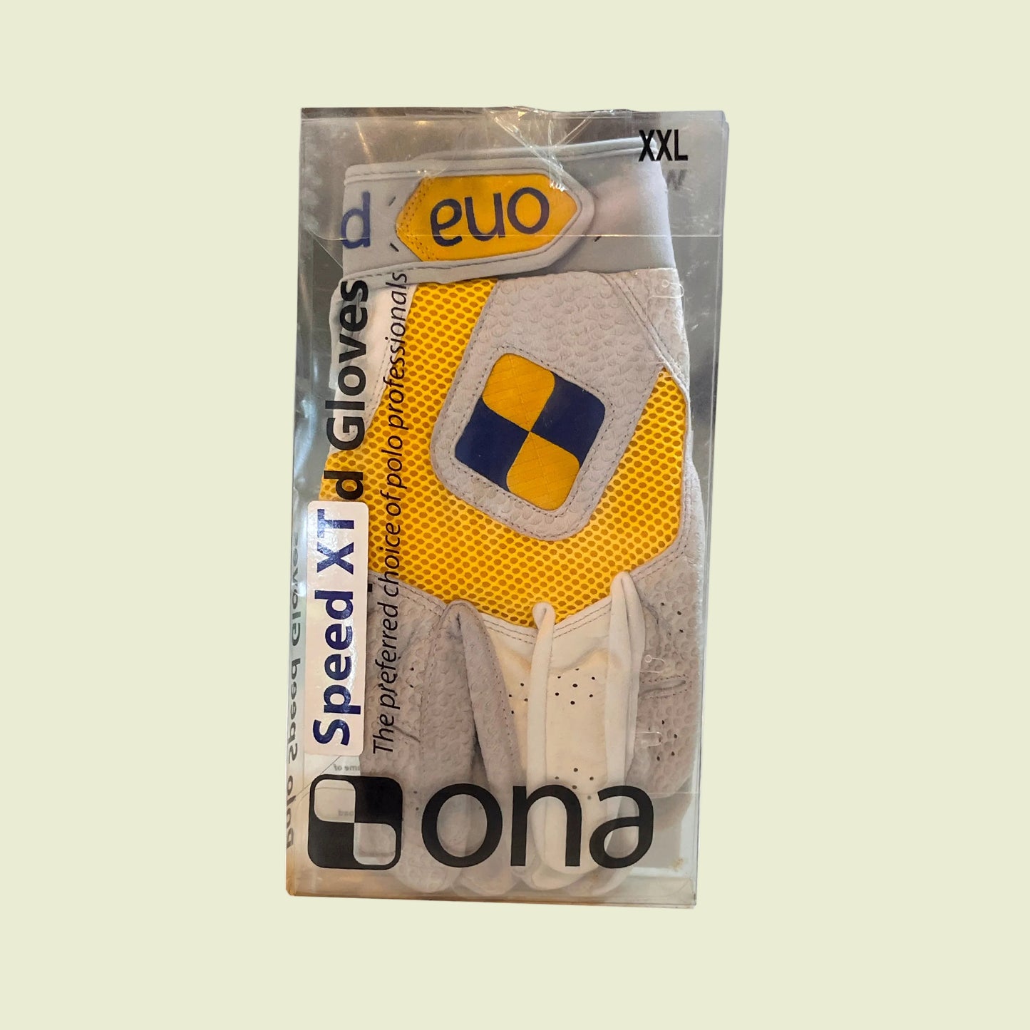 White Yello Polo gloves